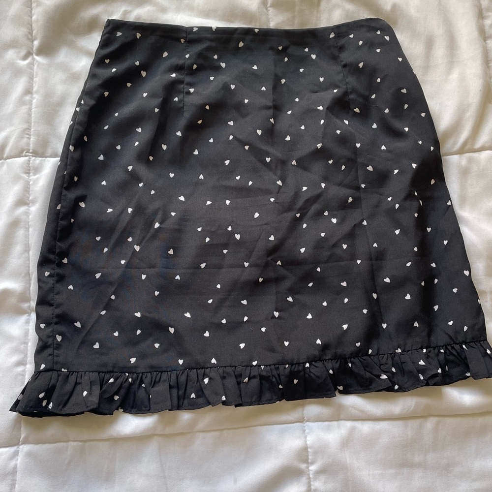 AQUA high rise mini skirt